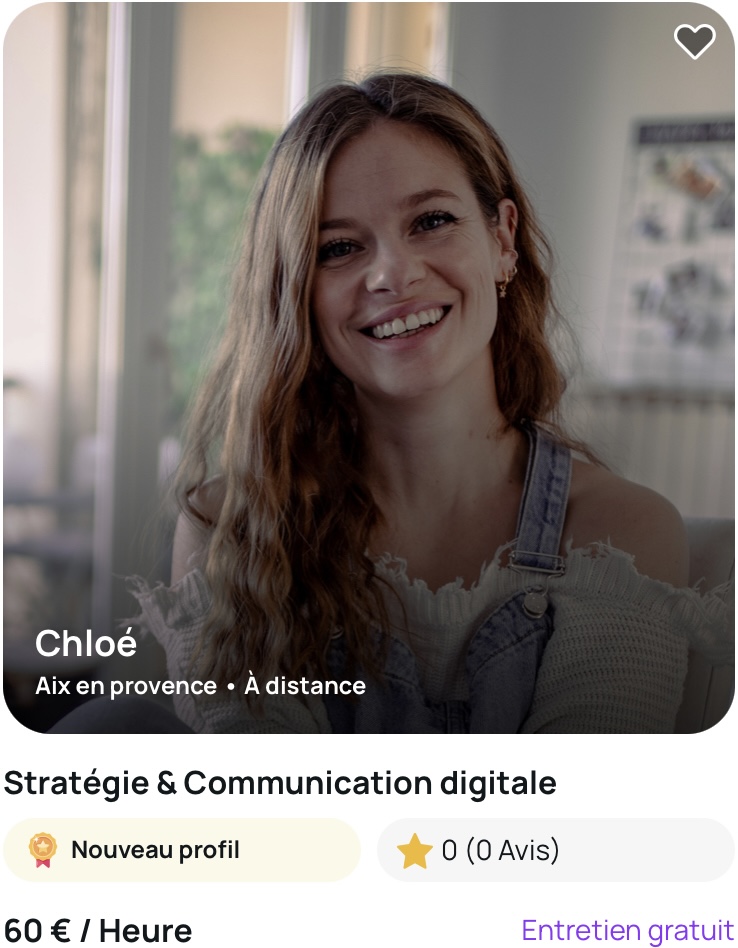 Chloé, formatrice en communication digitale sur Eddwin, propose de vous accompagner pour accroitre votre popularité à Aix en Provence et à distance. Chloé est ambassadrice Eddwin